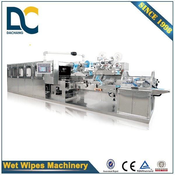 Full servo automatic wet wipes machine
